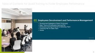 Upskill training to foster employee performance powerpoint presentation slides