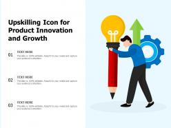 Upskilling icon for product innovation and growth