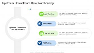 Upstream Downstream Data Warehousing In Powerpoint And Google Slides Cpb