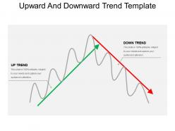 Upward and downward trend template good ppt example