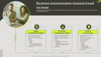 Upward Communication To Increase Employee Business Communication Channels Based On Mean