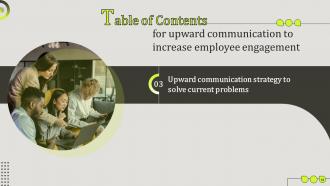 Upward Communication To Increase Employee Engagement Powerpoint Presentation Slides Image Impressive