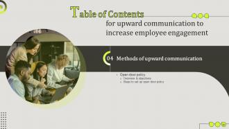 Upward Communication To Increase Employee Engagement Powerpoint Presentation Slides Best Impressive