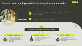 Upward Communication To Increase Employee Introduction To Employee Satisfaction Survey