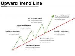 Upward trend line powerpoint ideas