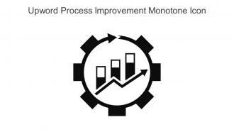 Upword Process Improvement Monotone Icon In Powerpoint Pptx Png And Editable Eps Format