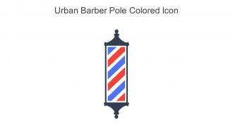 Urban Barber Pole Colored Icon In Powerpoint Pptx Png And Editable Eps Format