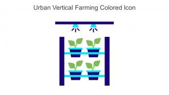 Urban Vertical Farming Colored Icon In Powerpoint Pptx Png And Editable Eps Format