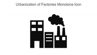 Urbanization Of Factories Monotone Icon In Powerpoint Pptx Png And Editable Eps Format