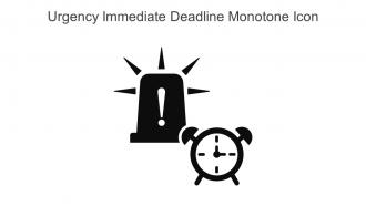Urgency Immediate Deadline Monotone Icon In Powerpoint Pptx Png And Editable Eps Format