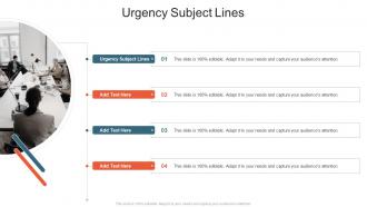 Urgency Subject Lines In Powerpoint And Google Slides Cpb