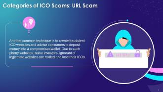 URL Scam As A Type Of ICO Scam Training Ppt