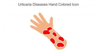 Urticaria Diseases Hand Colored Icon In Powerpoint Pptx Png And Editable Eps Format