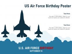 Us air force birthday poster