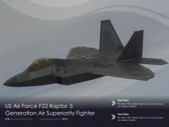 Us air force f22 raptor 5 generation air superiority fighter