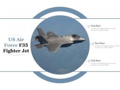 Us air force f35 fighter jet