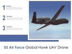 Us air force global hawk uav drone