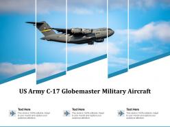 Us army c 17 globemaster military aircraft