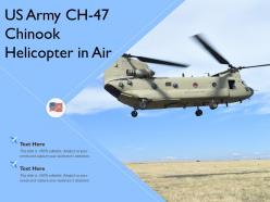 Us army ch 47 chinook helicopter in air