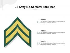 Us army e 4 corporal rank icon