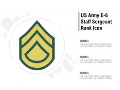Us army e 6 staff sergeant rank icon