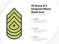 Us army e 9 sergeant major rank icon