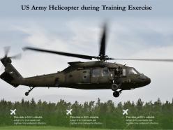 US Army Helicopter During Training Exercise