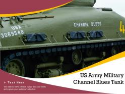 US Army Military Channel Blues Tank
