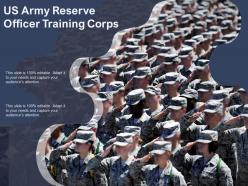 Us army reserve officer training corps