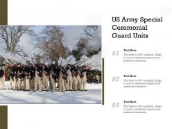Us army special ceremonial guard units