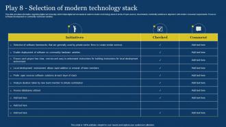 US Digital Services Management Play 8 Selection Of Modern Technology Stack