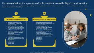 US Digital Services Management Recommendations For Agencies And Policy Makers To Enable