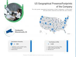 Us geographical presence footprints of the company raise funding from post ipo ppt tips