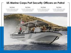 Us marine corps port security officers on patrol 01