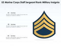 Us marine corps staff sergeant rank military insignia