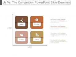 Us vs the competition powerpoint slide download