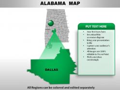 Usa alabama state powerpoint maps