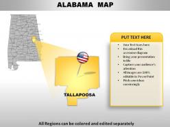 Usa alabama state powerpoint maps