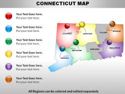 Usa connecticut state powerpoint maps