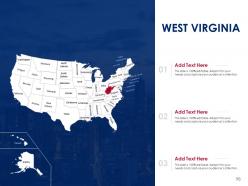 Usa country and states map powerpoint template