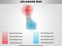 Usa delaware state powerpoint maps