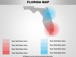USA Florida State Powerpoint Maps