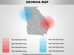 USA Georgia State Powerpoint Maps