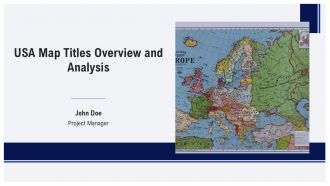USA Map Titles Overview And Analysis PPT Guidelines AT
