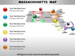 Usa massachusetts state powerpoint maps