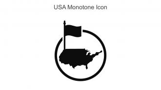 USA Monotone Icon In Powerpoint Pptx Png And Editable Eps Format