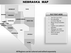 Usa nevada state powerpoint maps