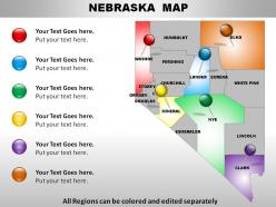 Usa nevada state powerpoint maps