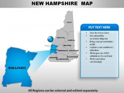 Usa new hampshire state powerpoint maps