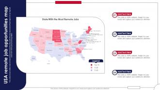 USA Remote Job Opportunities Map
